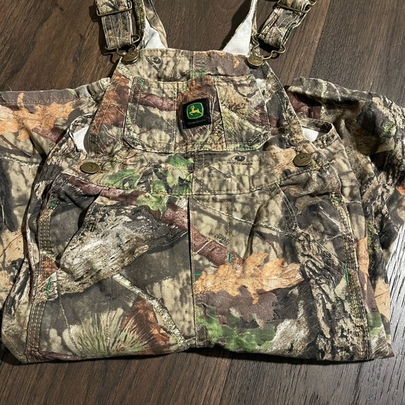 John Deere Other - John Deere Green and Brown Overalls for Outdoor Adventures